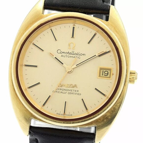 OMEGA Constellation 168.0056 Date Cal.1011 Gold Dial Automatic Men\'s _877222 main image 4